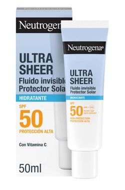 Neutrogena solar Ultra sheer fluído invisible SPF50 50 ML