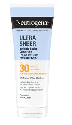 Neutrogena Ultra sheer loción invisible SPF30 200 ML