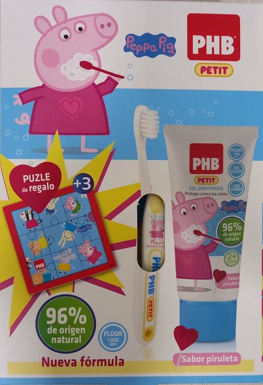 PHB Pack Pasta Peppa + Cepillo con Regalo