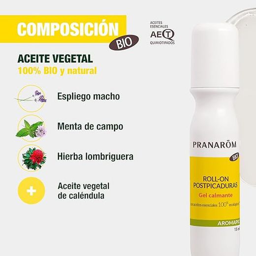 Pranarom Aromapic Roll-On Postpicaduras 15 ml