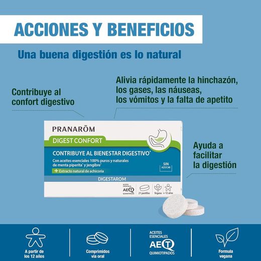 Pranarom Digest Confort 21 Comprimidos