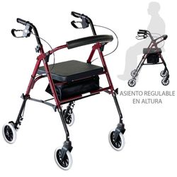 Rollator Aluminio con Asiento Regulable REF: AD152