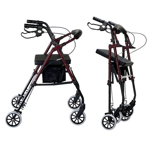 Rollator Aluminio con Asiento Regulable REF: AD152