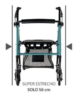 Rollator con Frenos por Maneta ZEN SLIM REF: AD153