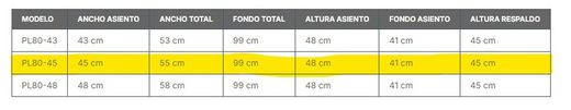 Silla de Ruedas Aluminio "Mini Transfer 2" Ref: PL80-45
