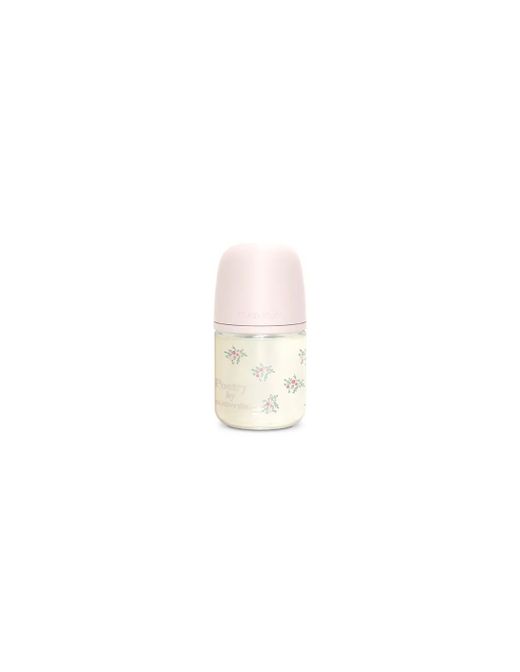Suavinex biberon vidrio tetina fisiologica silicona sx pro selection +0 meses 120ml flujo s poetry