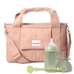 Suavinex bolso panera paseo poetry rosa