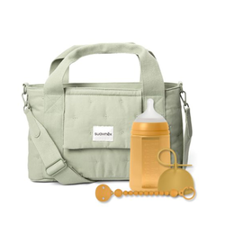 Suavinex bolso paseo panera poetry verde