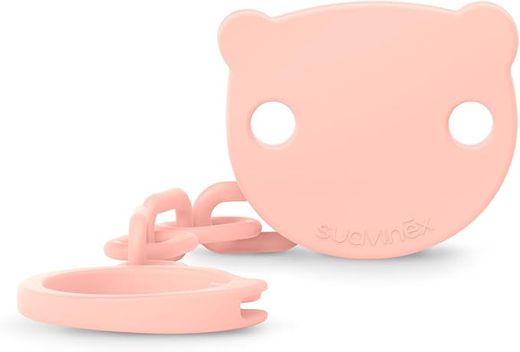 Suavinex Broche Pinza oso rosa