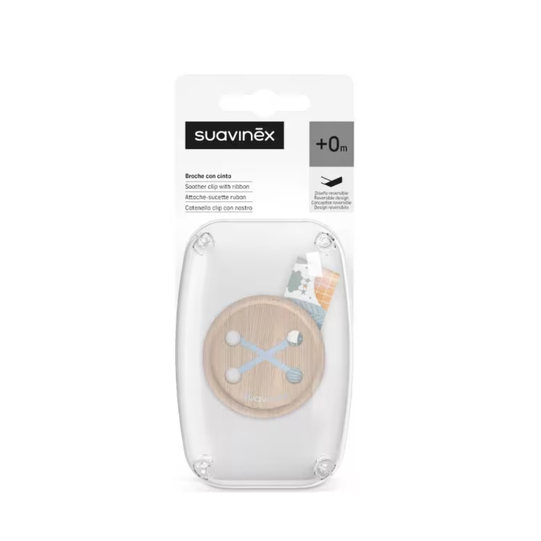 Suavinex broche redondo con cinta