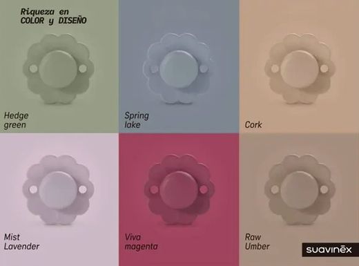Suavinex Broche Silicona Wonder Intense Color
