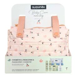 Suavinex canastilla baby care mini bag set color rosa
