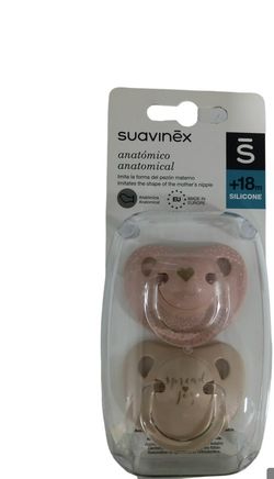 Suavinex Chupete Anatómico Tetina Silicona +18 Meses 2 Uds
