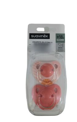 Suavinex Chupete Anatómico Tetina Silicona +18 Meses 2 Uds