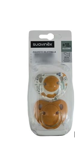 Suavinex Chupete Anatómico Tetina Silicona +18 Meses 2 Uds