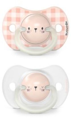 Suavinex Chupete Noche Anatómico Silicona 0-6 Meses 2 uds