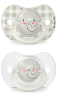 Suavinex Chupete Noche Anatómico Silicona 6-18 Meses 2 uds