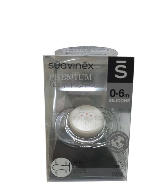 Suavinex Chupete Premium Tetina Fisiológica Silicona 0-6 Meses