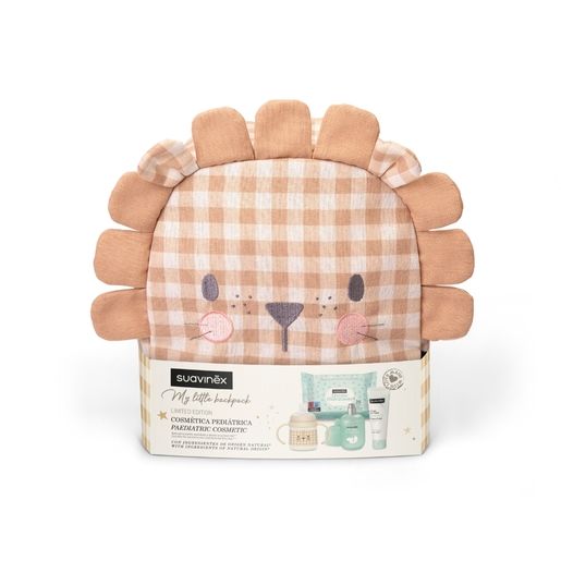 Suavinex Mochila Guardería León con Cosmética, Amarilla