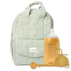 Suavinex mochila maternidad poetry verde