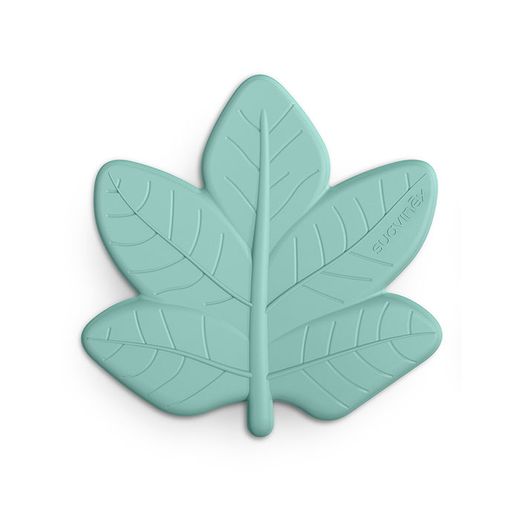 Suavinex mordedor silicona selection poetry +0 meses 1 unidad hoja de bosque