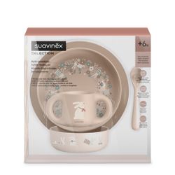 Suavinex Vajilla infantil + 6meses Wonderland Beige