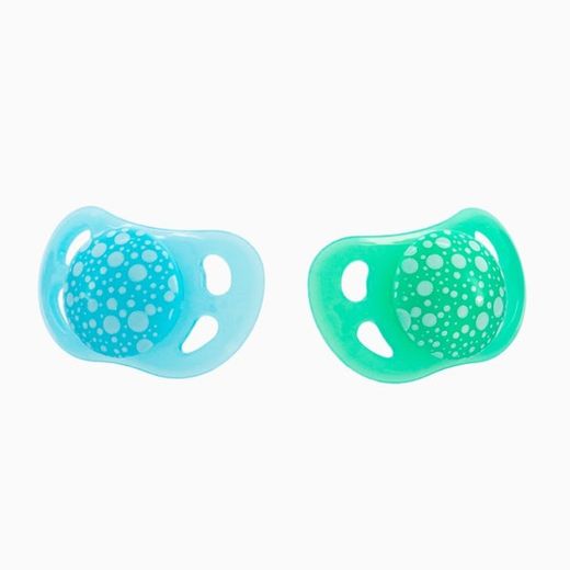 Twistshake x2 Chupete Pastel Azul Verde +6M