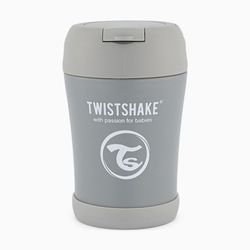 Twistshake Fiambrera Gris Pastel 350 ml
