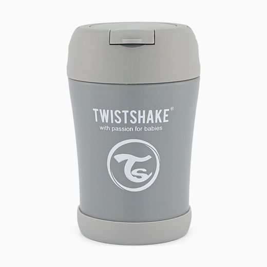 Twistshake Fiambrera Gris Pastel 350 ml
