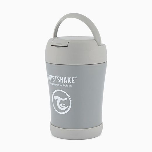 Twistshake Fiambrera Gris Pastel 350 ml