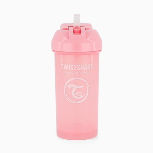 Twistshake Pajita Straw Cup 360 ml  Pastel Rosa